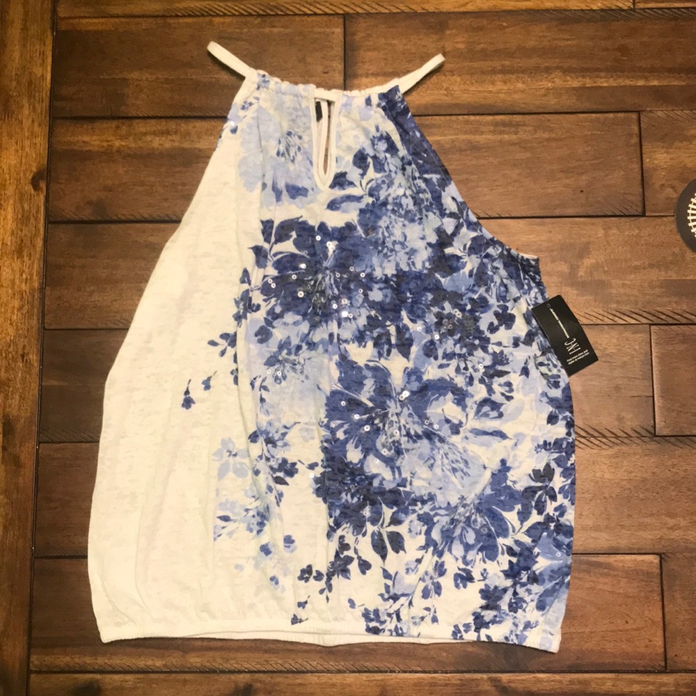 INC Floral Sleeveless Top NWT